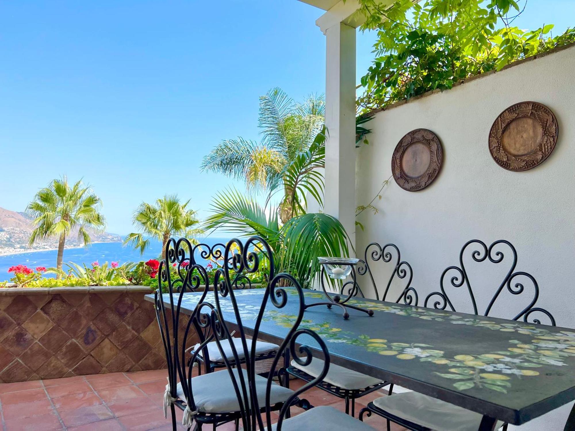 Villa Lou Taormina Private Villa With Panoramic Sea View Pool Екстериор снимка