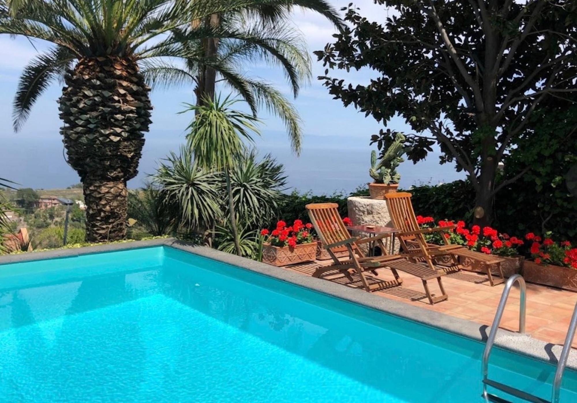 Villa Lou Taormina Private Villa With Panoramic Sea View Pool Екстериор снимка