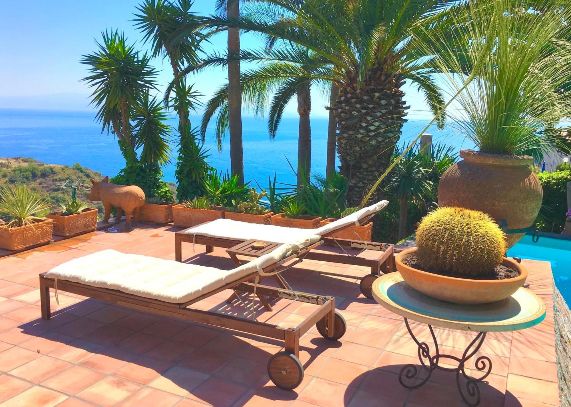 Villa Lou Taormina Private Villa With Panoramic Sea View Pool Екстериор снимка