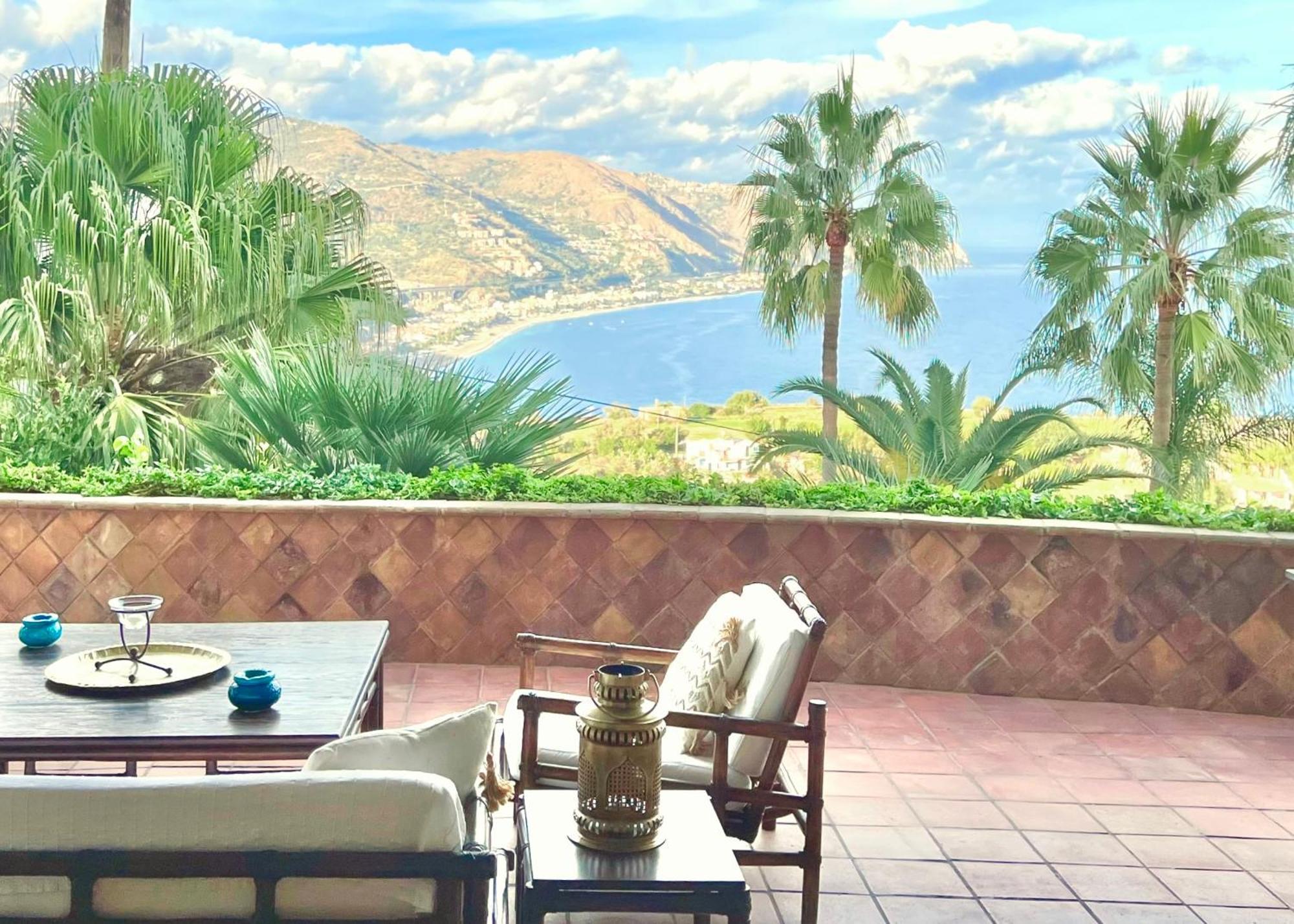 Villa Lou Taormina Private Villa With Panoramic Sea View Pool Екстериор снимка